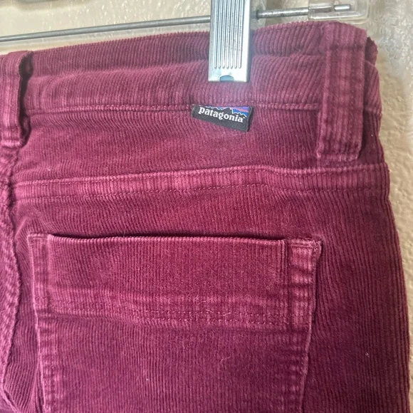 Patagonia Women's Organic Cotton Corduroy Pants - Deep Burgundy - Picture 4 of 4